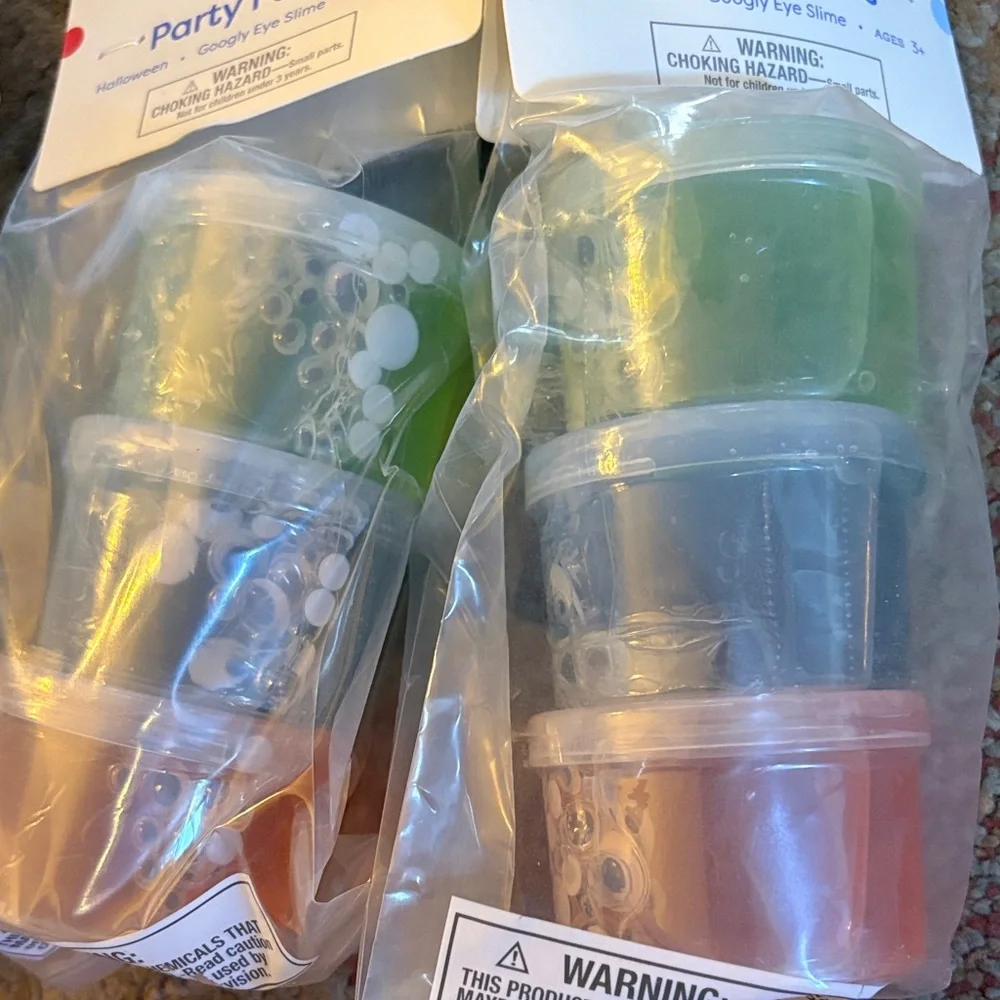 Spritz Googly Eye Slime Party Packs - Green & Orange